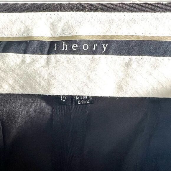 Theory Max C Corduroy Ebony Flare Pants - Picture 6 of 11